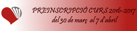 Preinscripcions 2016 -2017