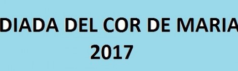 FESTA DEL COR DE MARIA 2017